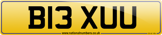 B13 XUU