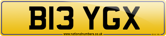 B13 YGX