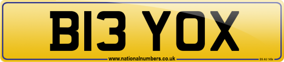 B13 YOX