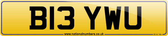 B13 YWU
