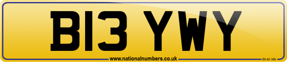 B13 YWY
