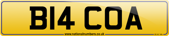 B14 COA