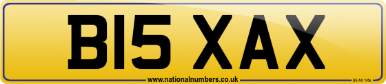 B15 XAX