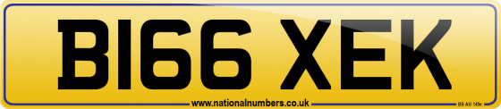 B166 XEK