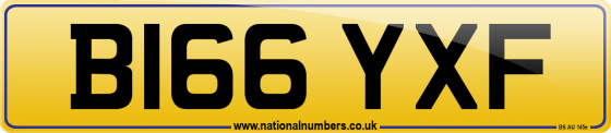 B166 YXF