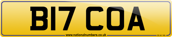 B17 COA