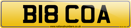 B18 COA