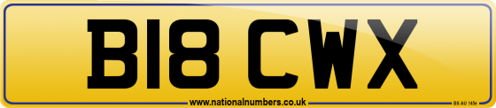 B18 CWX