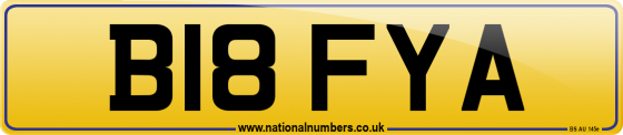 B18 FYA