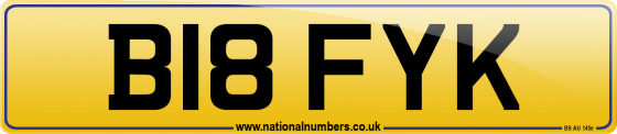 B18 FYK