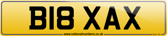 B18 XAX