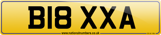 B18 XXA