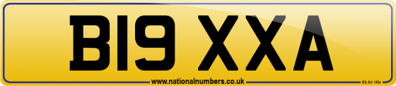 B19 XXA