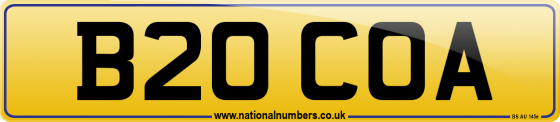 B20 COA