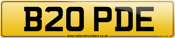 B20 PDE