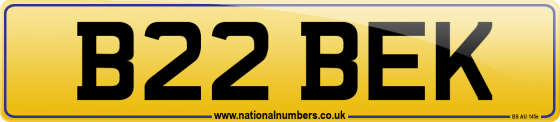 B22 BEK