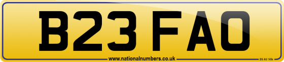 B23 FAO