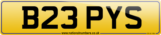 B23 PYS