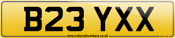 B23 YXX