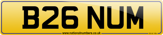 B26 NUM