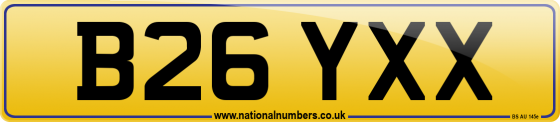 B26 YXX