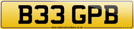 B33 GPB