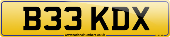 B33 KDX
