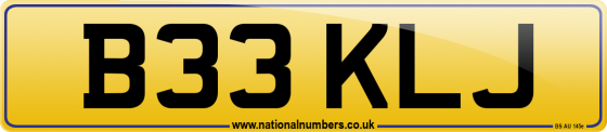 B33 KLJ
