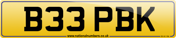 B33 PBK
