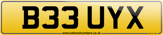 B33 UYX