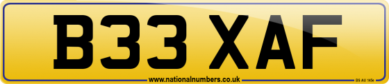 B33 XAF