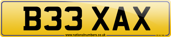 B33 XAX