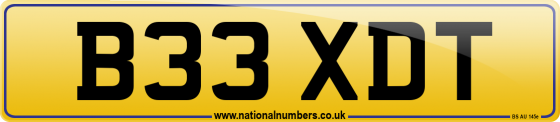 B33 XDT