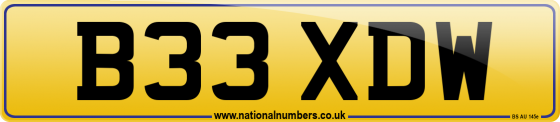 B33 XDW