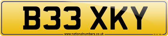 B33 XKY