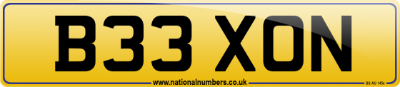 B33 XON