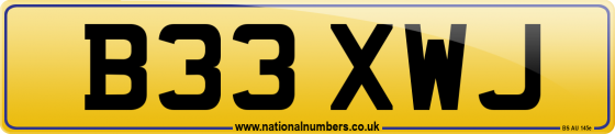 B33 XWJ