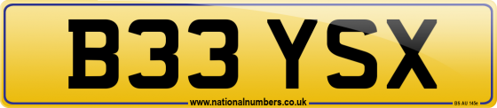 B33 YSX
