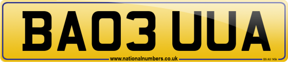 BA03 UUA