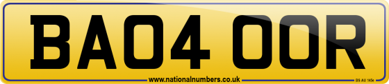 BA04 OOR