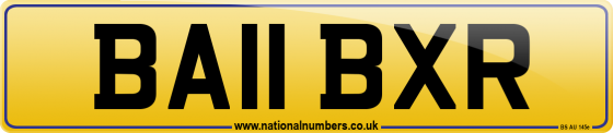 BA11 BXR