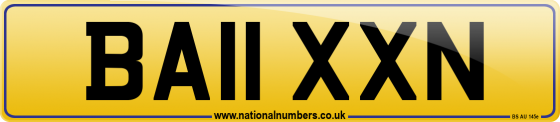 BA11 XXN