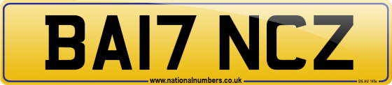 BA17 NCZ