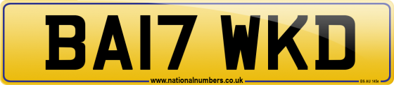 BA17 WKD