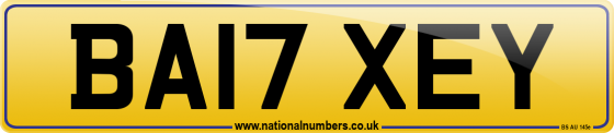 BA17 XEY