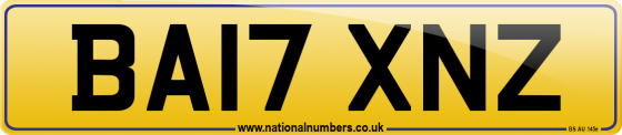 BA17 XNZ