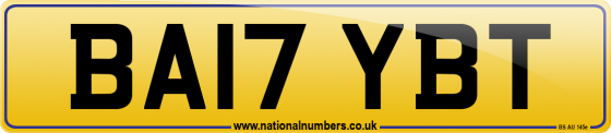 BA17 YBT