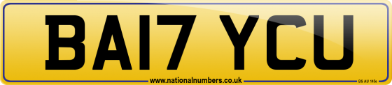 BA17 YCU