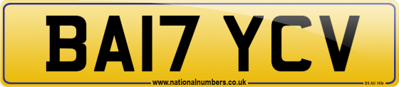 BA17 YCV
