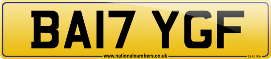 BA17 YGF